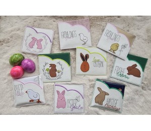 Stickserie - ITH Einsteckhüllen quadratisch Ostern